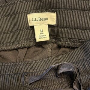 L.L. Bean Black Drawstring Pants